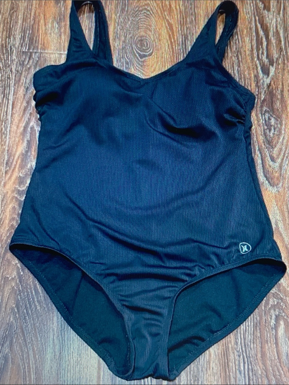 Boohoo Black One-Piece Swimsuit with Discreet Logo Detail